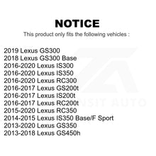 Load image into Gallery viewer, Rear Disc Brake Rotor Pair For Lexus GS350 IS300 IS200t IS350 RC350 RC300 RC200t