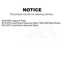 Load image into Gallery viewer, Rear Disc Brake Rotors Pair For Land Rover Discovery Sport Jaguar E-Pace