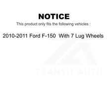 Load image into Gallery viewer, Front Rear Disc Brake Rotors Kit For 2010-2011 Ford F-150 With 7 Lug Wheels