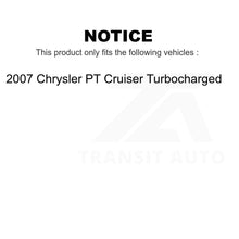 Load image into Gallery viewer, Front Rear Disc Brake Rotors Kit For 2007 Chrysler PT Cruiser Turbocharged