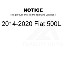 Load image into Gallery viewer, Front Rear Disc Brake Rotors Kit For 2014-2020 Fiat 500L