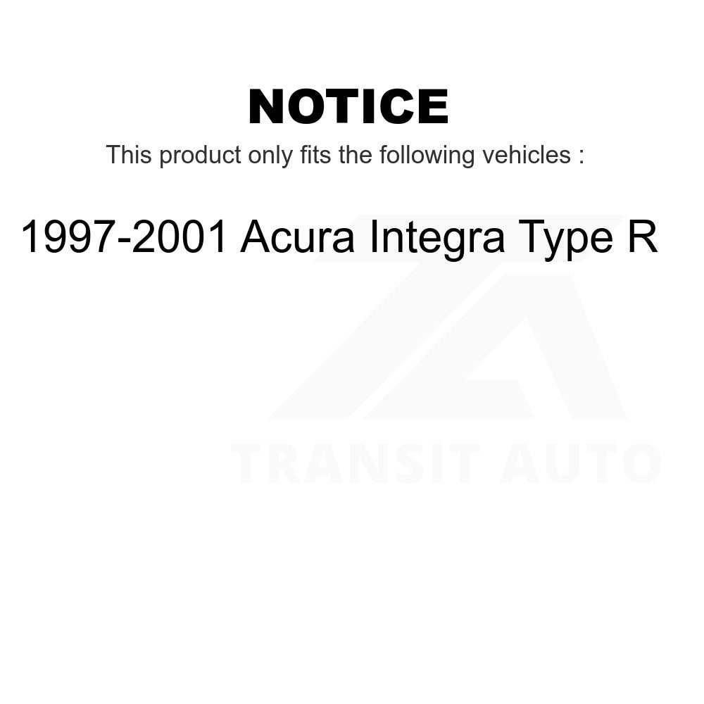 [Front+Rear] 1997-2001 Acura Integra Type R Premium OE Brake Rotor Kits For Max Braking