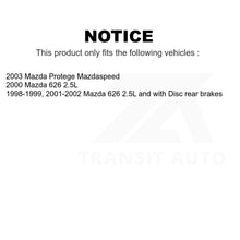 Load image into Gallery viewer, Front Rear Disc Brake Rotors Kit For Mazda 626 Protege