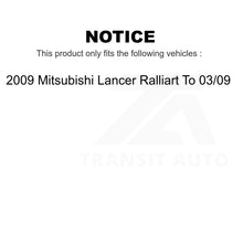 Load image into Gallery viewer, Front Rear Disc Brake Rotors Kit For 2009 Mitsubishi Lancer Ralliart To 03 09