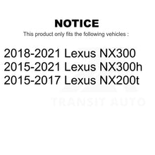 Load image into Gallery viewer, Front Rear Disc Brake Rotors Kit For Lexus NX200t NX300 NX300h