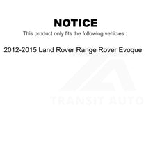 Load image into Gallery viewer, Front Rear Disc Brake Rotors Kit For 2012-2015 Land Rover Range Evoque