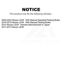 Load image into Gallery viewer, Front Rear Disc Brake Rotors Kit For Nissan LEAF