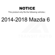 Charger l&#39;image dans la galerie, Front Rear Disc Brake Rotors Kit For 2014-2018 Mazda 6