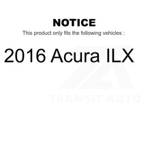 Load image into Gallery viewer, Front Rear Disc Brake Rotors Kit For 2016 Acura ILX