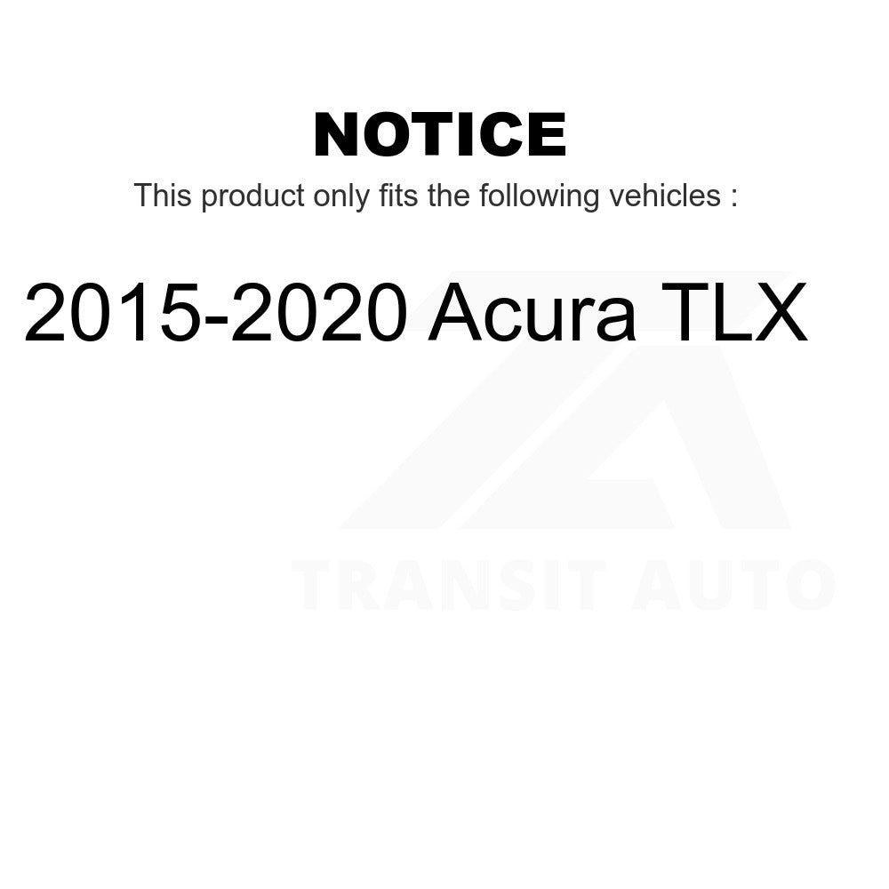 Front Rear Disc Brake Rotors Kit For 2015-2020 Acura TLX