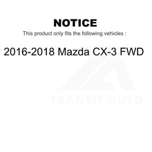 Load image into Gallery viewer, Front Rear Disc Brake Rotors Kit For 2016-2018 Mazda CX-3 FWD