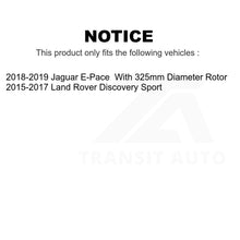 Charger l&#39;image dans la galerie, Front Rear Disc Brake Rotors Kit For Land Rover Discovery Sport Jaguar E-Pace