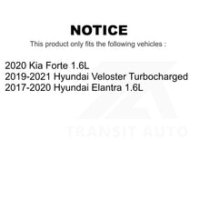 Load image into Gallery viewer, Front Rear Disc Brake Rotors Kit For Hyundai Elantra Kia Forte Veloster