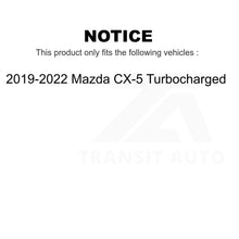 Charger l&#39;image dans la galerie, Front Rear Disc Brake Rotors Kit For 2019-2022 Mazda CX-5 Turbocharged