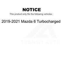 Charger l&#39;image dans la galerie, Front Rear Disc Brake Rotors Kit For 2019-2021 Mazda 6 Turbocharged