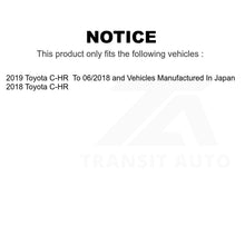 Load image into Gallery viewer, Front Rear Disc Brake Rotors Kit For Toyota C-HR