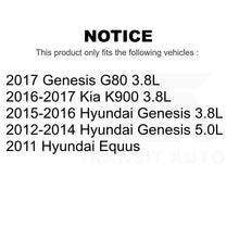 Load image into Gallery viewer, Front Disc Brake Rotors Pair For Hyundai Genesis G80 Equus Kia K900