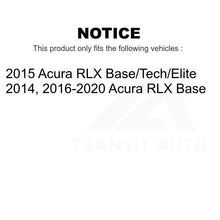 Load image into Gallery viewer, Front Rear Disc Brake Rotors Kit For Acura RLX