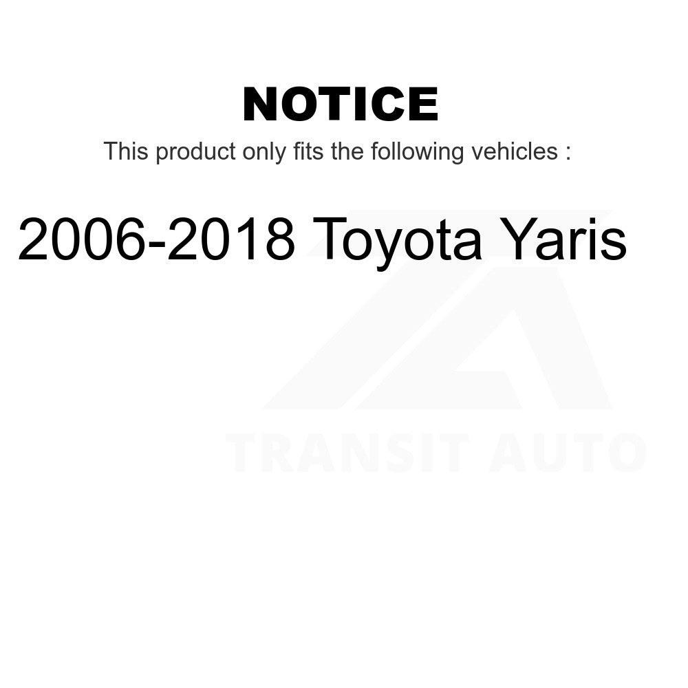 Rear Brake Drums Pair For 2006-2018 Toyota Yaris