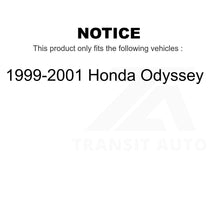 Charger l&#39;image dans la galerie, Rear Brake Drums Pair For 1999-2001 Honda Odyssey