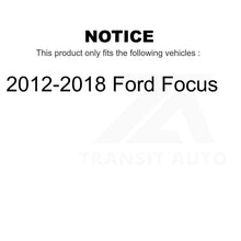 Charger l&#39;image dans la galerie, Rear Brake Drums Pair For 2012-2018 Ford Focus