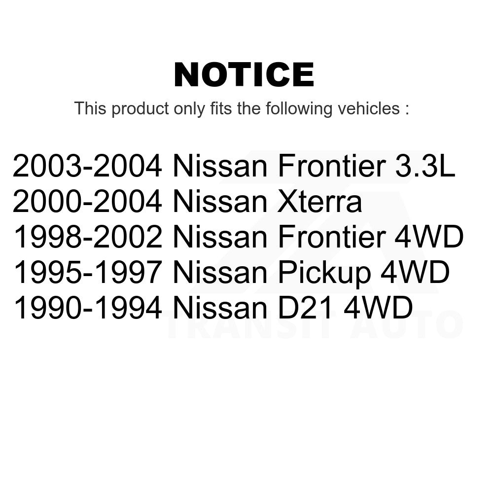 Rear Brake Drums Pair For Nissan Frontier Xterra Pickup D21