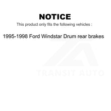 Load image into Gallery viewer, Front Rear Brake Rotor Drum Kit For 1995-1998 Ford Windstar rear brakes