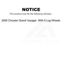 Load image into Gallery viewer, Front Rear Disc Brake Rotors Drums Kit For Chrysler Grand Voyager