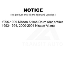 Charger l&#39;image dans la galerie, Front Rear Disc Brake Rotors Drums Kit For Nissan Altima