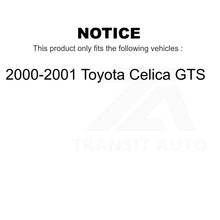 Load image into Gallery viewer, Front Rear Disc Brake Rotors Drums Kit For Toyota Corolla Celica