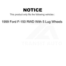 Load image into Gallery viewer, Front Rear Disc Brake Rotors Drums Kit For 1999 Ford F-150 RWD