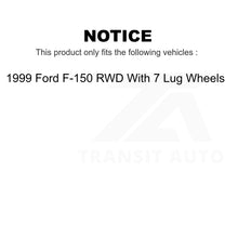 Load image into Gallery viewer, Front Rear Disc Brake Rotors Drums Kit For 1999 Ford F-150 RWD