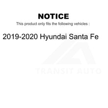 Load image into Gallery viewer, Front Rear Disc Brake Rotors Kit For 2019-2020 Hyundai Santa Fe