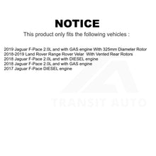 Load image into Gallery viewer, Front Rear Disc Brake Rotors Kit For Jaguar F-Pace Land Rover Range Velar