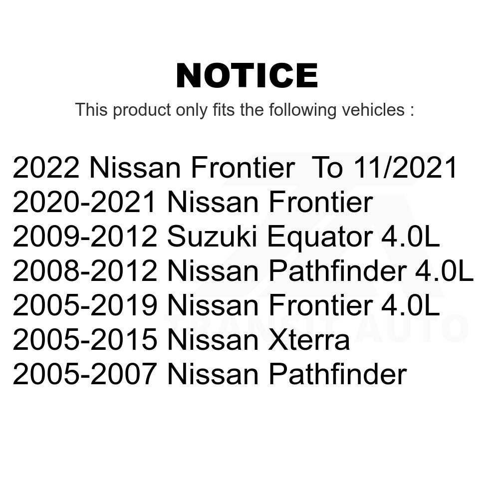 Front Brake Rotor & Ceramic Pad Kit For Nissan Frontier Pathfinder Xterra Suzuki