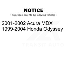 Load image into Gallery viewer, Front Disc Brake Rotors And Ceramic Pads Kit For Honda Odyssey Acura MDX