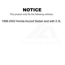 Load image into Gallery viewer, Front Rear Brake Rotors &amp; Ceramic Pad Kit For 98-02 Honda Accord Sedan with 2.3L