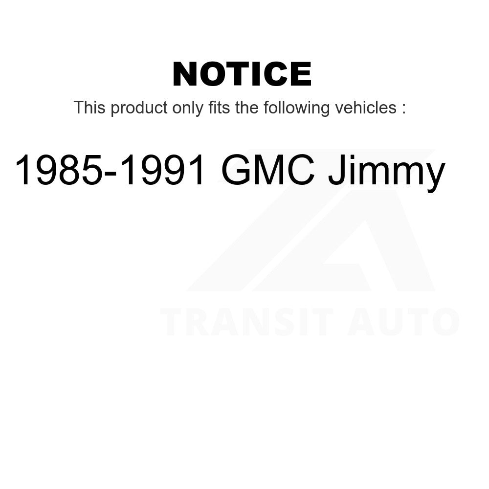 Rear Brake Drum Shoes Kit For 1985-1991 GMC Jimmy