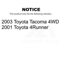 Load image into Gallery viewer, Rear Brake Drum Shoes Kit For Toyota Tacoma 4Runner