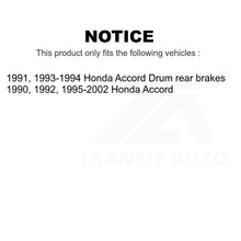 Load image into Gallery viewer, Rear Brake Drum Shoes Kit For Honda Accord