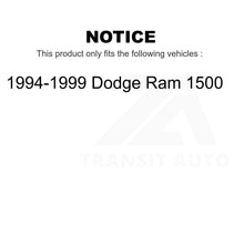 Charger l&#39;image dans la galerie, Rear Brake Drum Shoes Kit For 1994-1999 Dodge Ram 1500