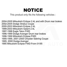 Load image into Gallery viewer, Rear Brake Drum Shoes Kit For Mitsubishi Chrysler Sebring Eclipse Dodge Stratus