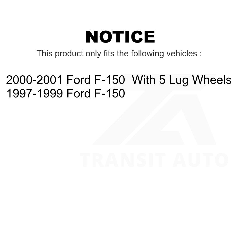 Rear Brake Drum Shoes Kit For Ford F-150