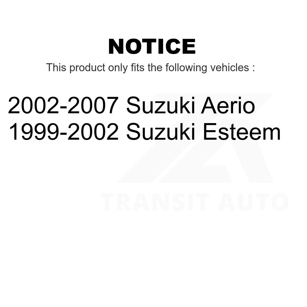 Rear Brake Drum Shoes Kit For Suzuki Aerio Esteem