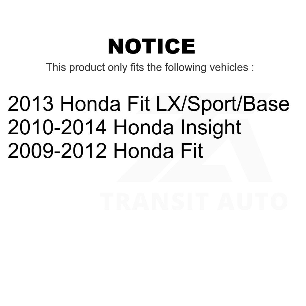 Rear Brake Drum Shoes Kit For Honda Fit Insight