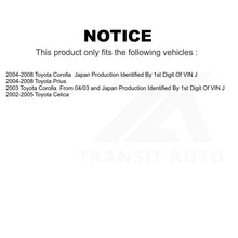 Load image into Gallery viewer, Rear Brake Drum Shoes Kit For Toyota Corolla Prius Celica