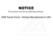 Charger l&#39;image dans la galerie, Rear Brake Drum Shoes Kit For 2006 Toyota Camry Vehicles Manufactured In USA