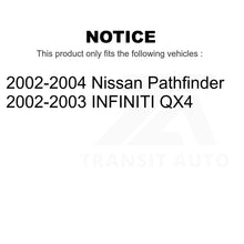 Charger l&#39;image dans la galerie, Rear Brake Drum Shoes Spring And Cylinder Kit For Nissan Pathfinder Infiniti QX4