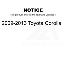 Load image into Gallery viewer, Rear Brake Drum Shoes Spring And Cylinders Kit For 2009-2013 Toyota Corolla