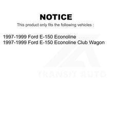 Charger l&#39;image dans la galerie, Rear Brake Drum Shoes &amp; Spring Kit For 1997-1999 Ford E-150 Econoline Club Wagon